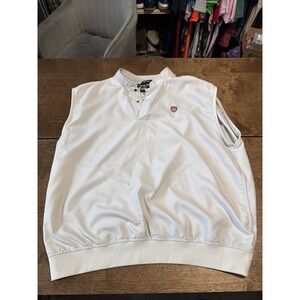 Zero Restriction Golf Outerwear 100% Microfiber Polyester Vest 1/4 Snap Pullover